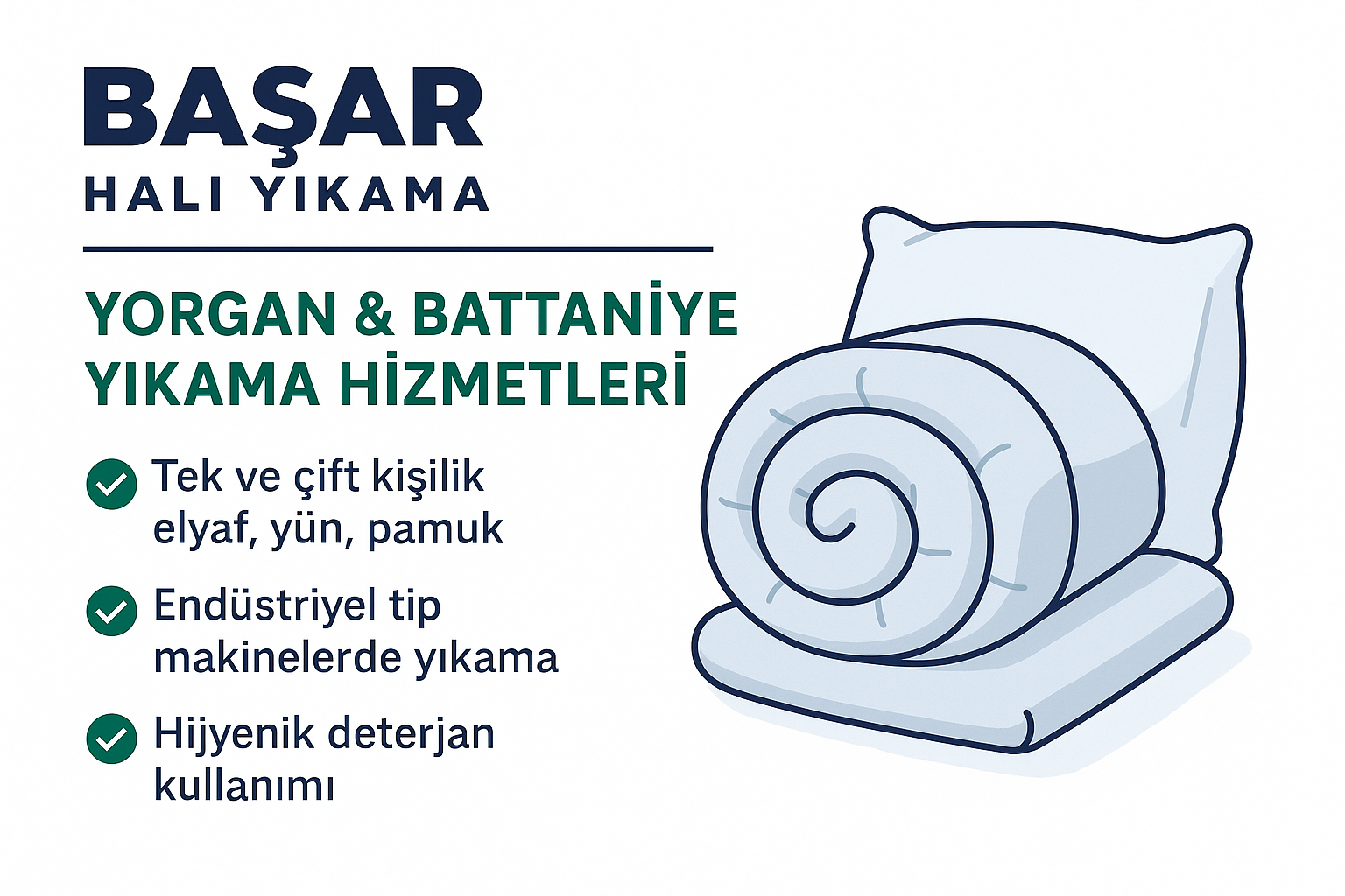 Yorgan ve Battaniye Yıkama